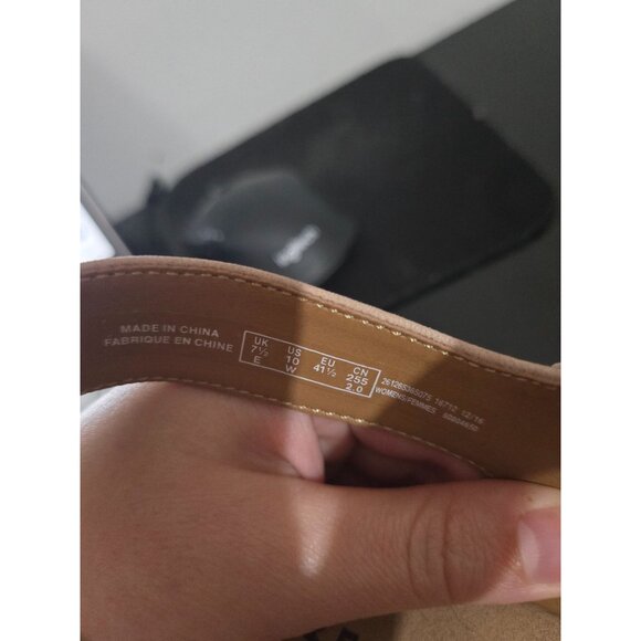 Clarks Soft Cushion Womens Reedly Juno Wedge Sandal Size 10W Neutral Summer - Picture 6 of 10